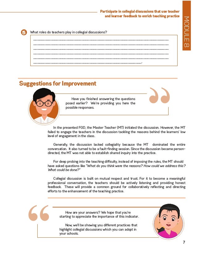 Discussions with Teachers: Discussion 4 of 15